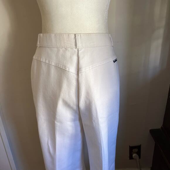 Vintage Koret City Blues Jeans Size 8 Women White Mom Jeans Bootcut High Rise - Picture 5 of 17